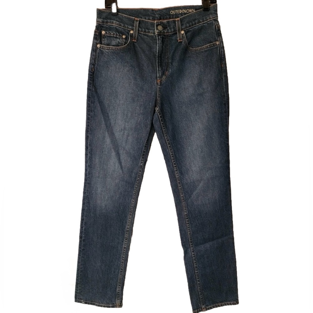 Outerknown Liberty Straight Women’s Blue S.E.A. Jeans Size 27 - Picture 4 of 15